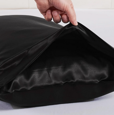 Silk Pillowcase Schwarz (51x76cm)