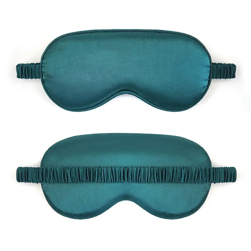 Originele Zijden Slaapmasker Cyan