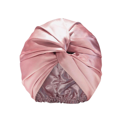 Silk Hair-Protecting Sleep Cap Rosa