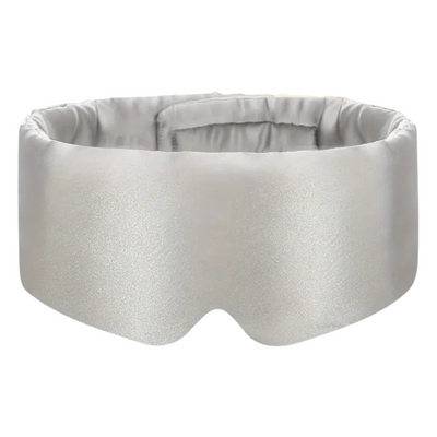 Puffer Silk Sleep Mask Grau