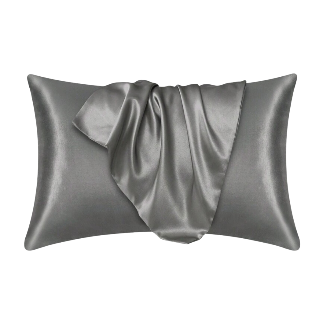 Silk Pillowcase Dunkelgrau (51x76cm)