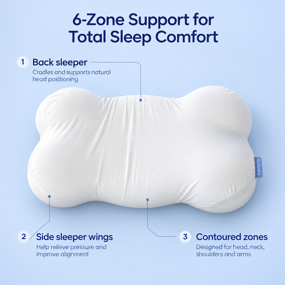 CloudCurve Pillow