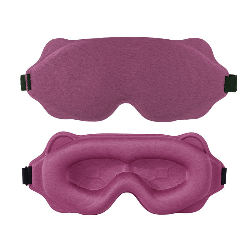 3D Sleep Mask Himbeerrot